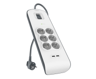 BELKIN Listwa zasilająca przeciwprzepięciowa 650J, 6 gniazd - 1330420 - zdjęcie 2